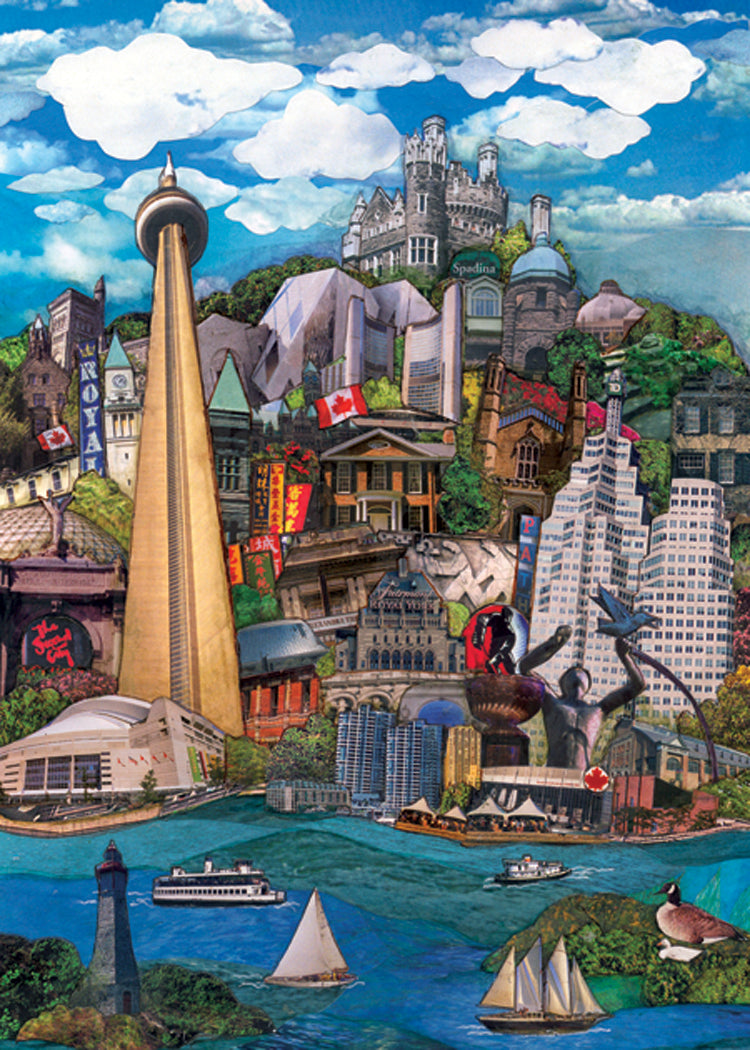 Toronto Cityscape Blank Cards