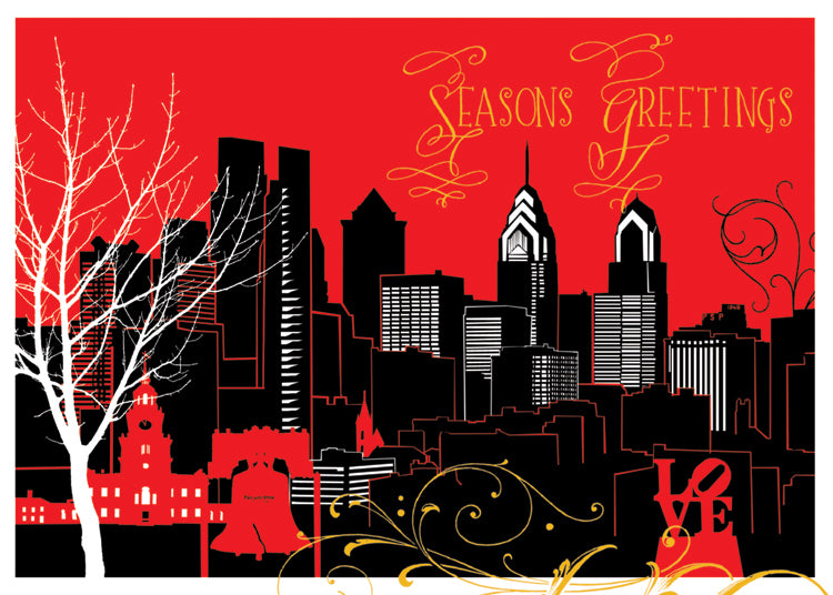 Philly Foil Holiday Cards