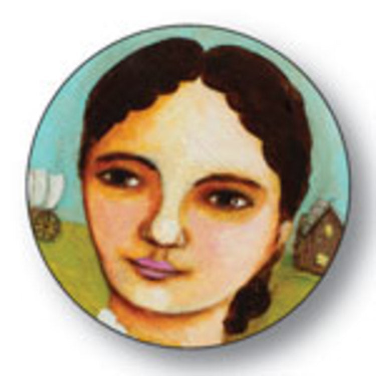 Laura Ingalls Wilder Button
