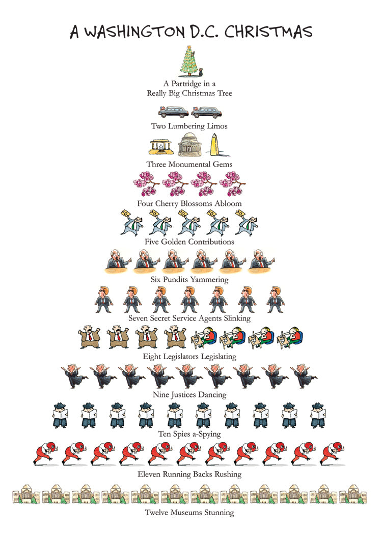 DC Christmas 12-Days Holiday Cards