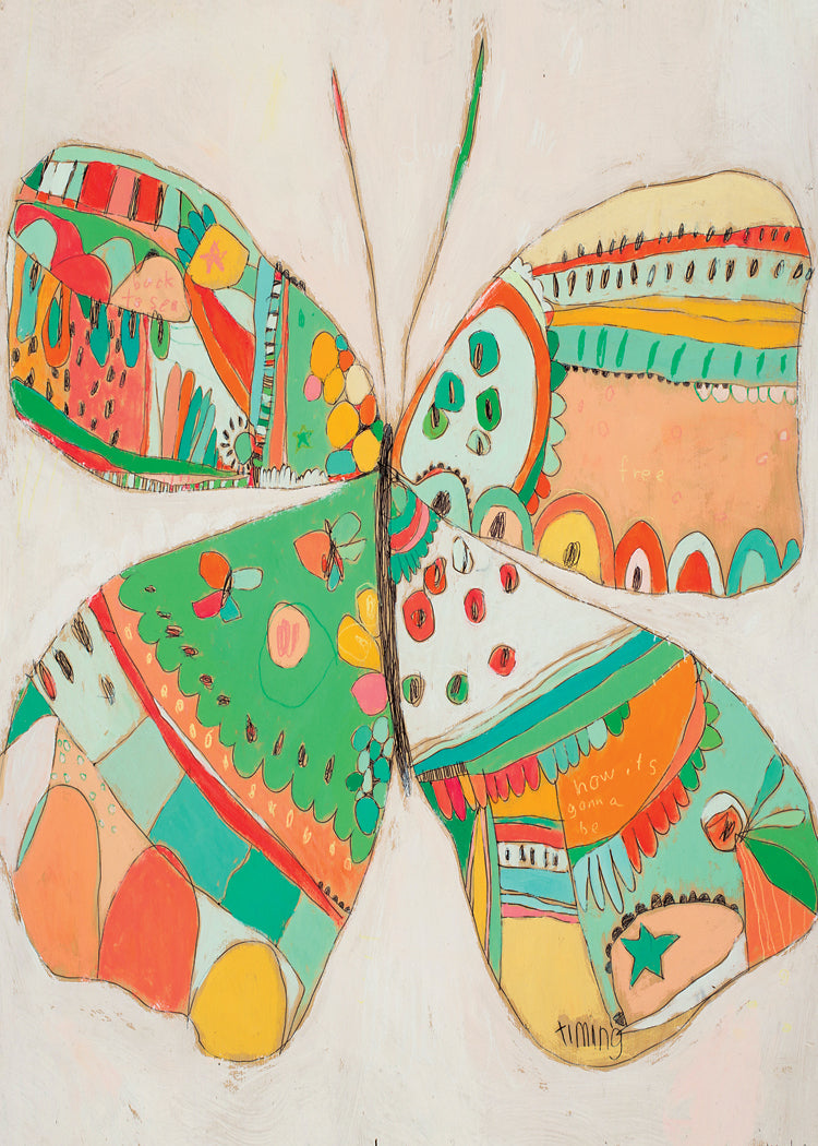 Sweet Cream Butterfly Cards