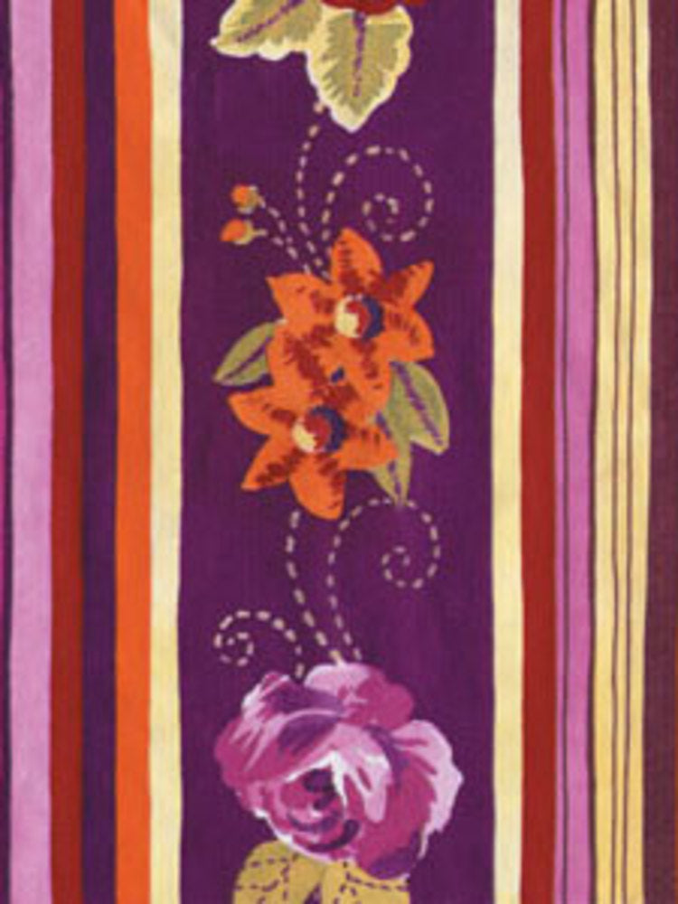 Anushka Floral Stripe Gift Wrap, 2 Jumbo Rolls