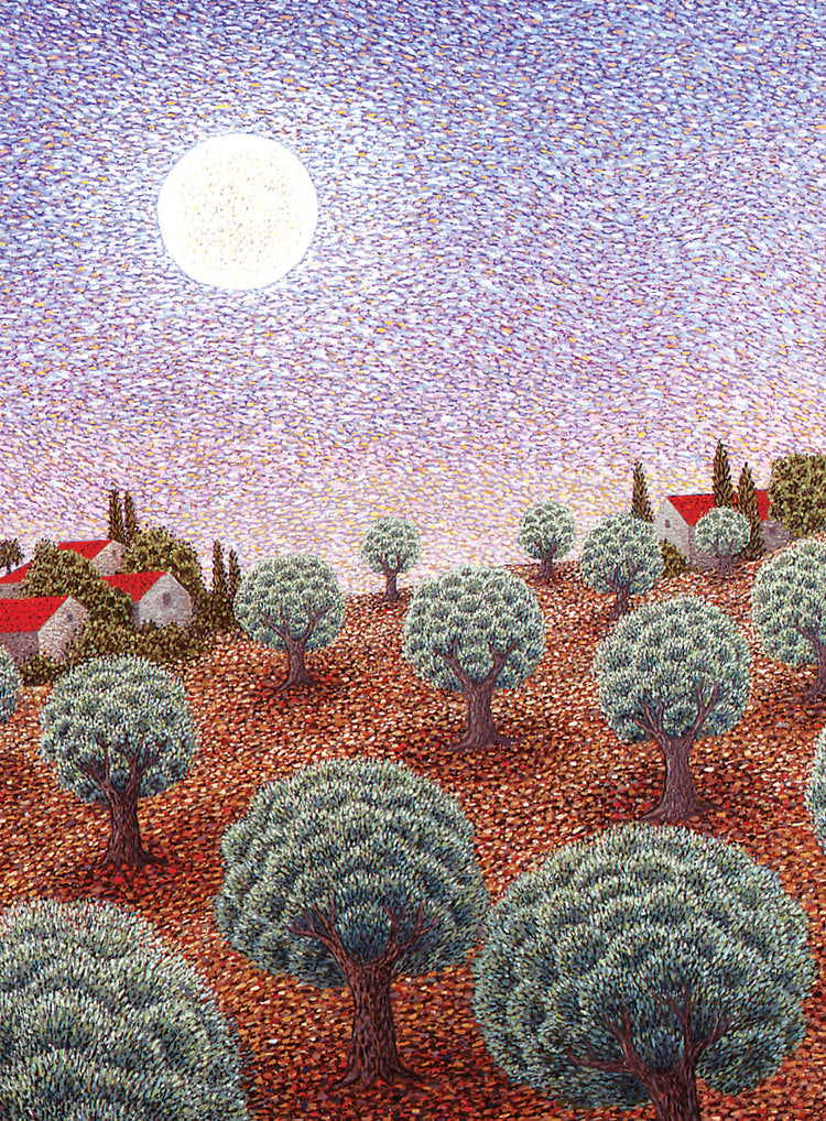 Olive Trees Mini Card
