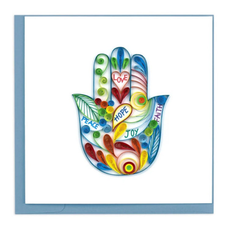 Hamsa Hand Quilling Card