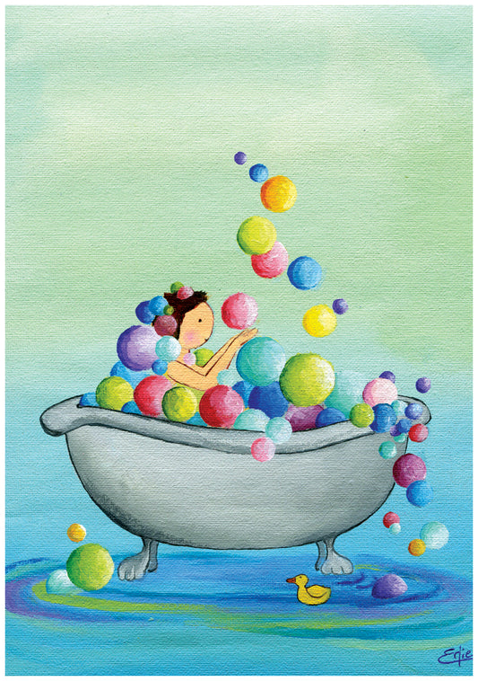 Bubble Bath Mother's Day Card