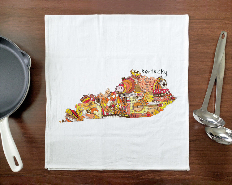 Doodle: Kentucky Tea Towel
