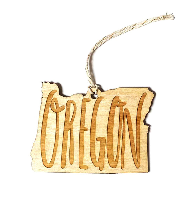 Oregon Wooden Ornament