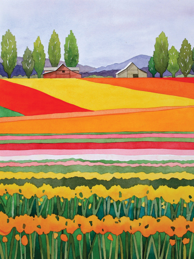 Skagit Tulips Card