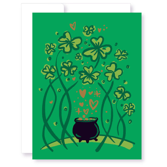 Pot of Gold St. Patrick's Day Card
