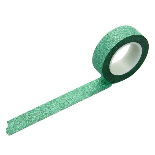 Green Glitter Washi Tape