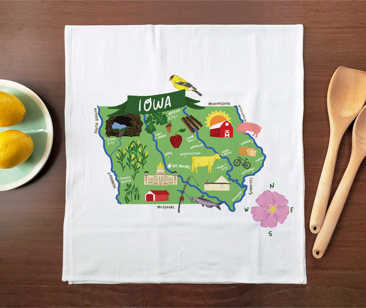 Hello: Iowa Towel