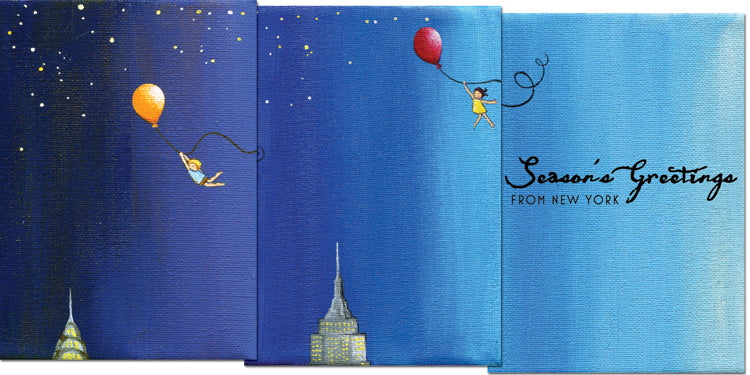 New York Triptych Holiday Cards