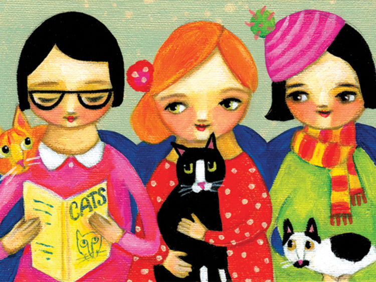 Cat Ladies Mini Card