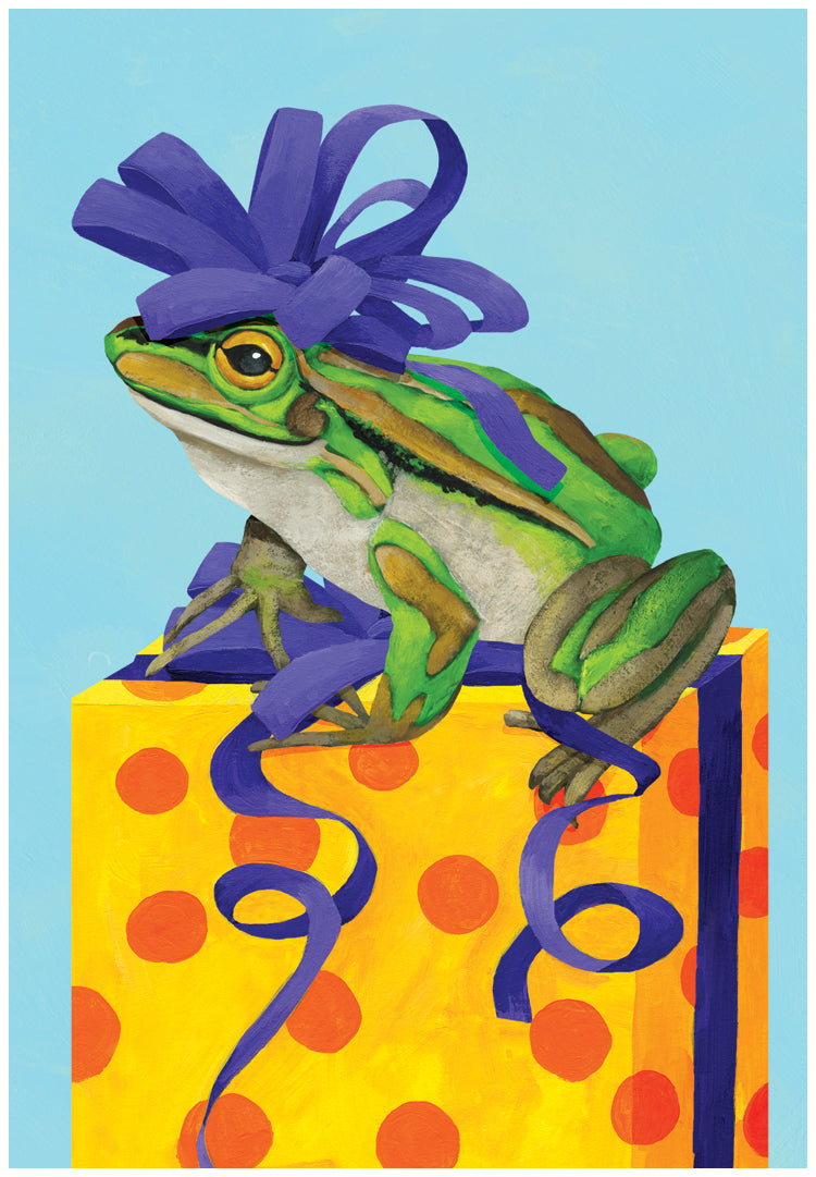 Party Frog Birthday Card