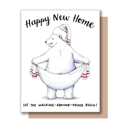 New Home Polar Bear Card