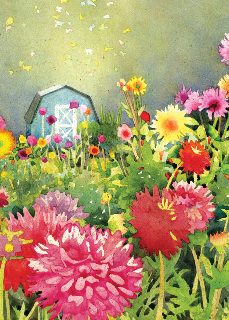 Dahlia Garden Cards