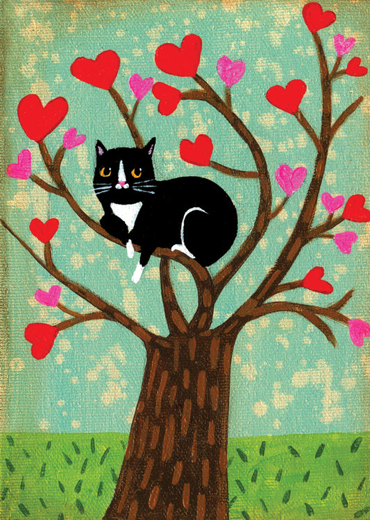 Tree of Hearts Card