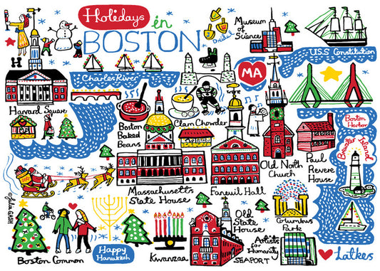 Holidays in Boston Holiday Card
