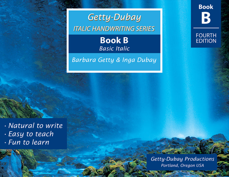 Italic Handwriting Series Book B: 1st Grade