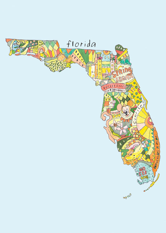 Doodle: Florida Card