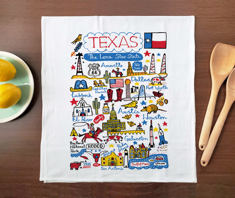 Statescapes: Texas Tea Towel