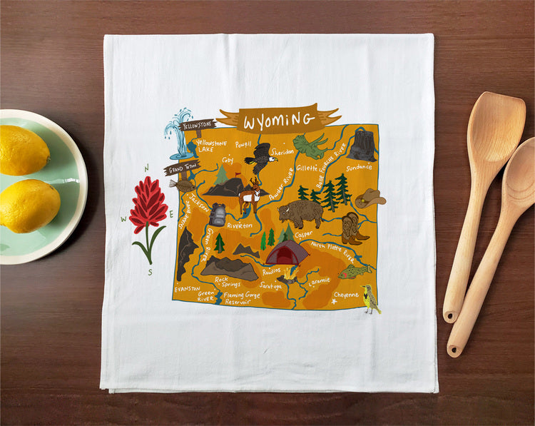 Hello: Wyoming Towel