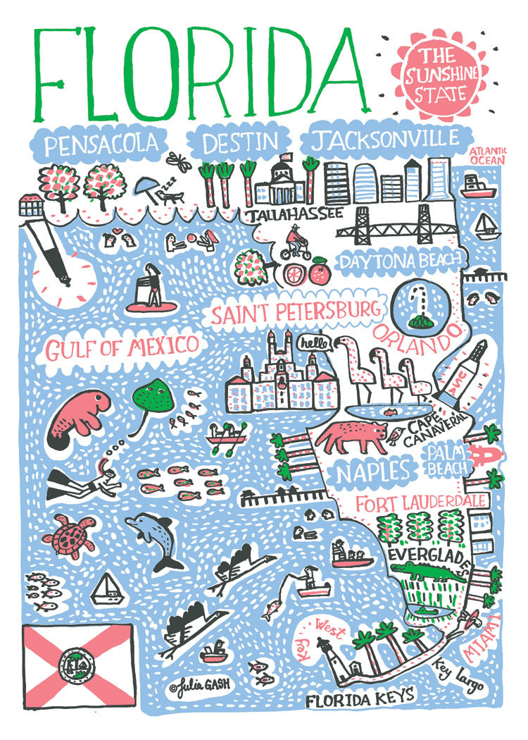 Statescapes: Florida Card