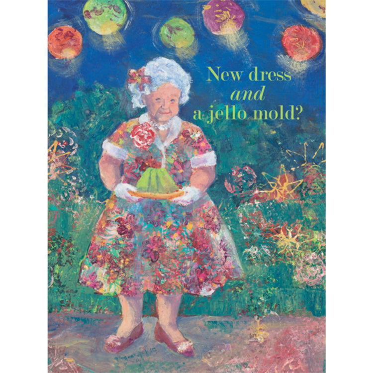 New Dress Jello Party Girl Birthday Card