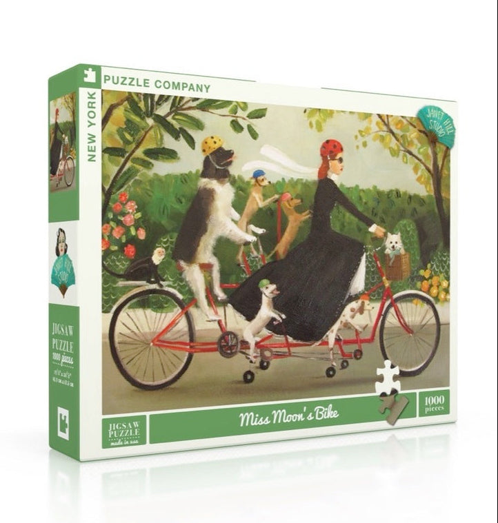 Miss Moon's Bike 1000 Piece Puzzle
