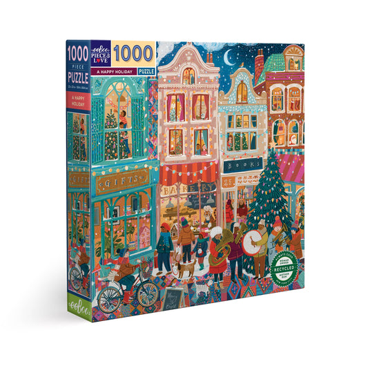Happy Holiday Village Puzzle - 1000pc