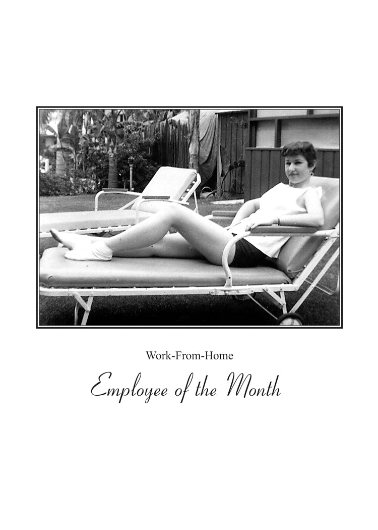 Work From Home Employee Humor Card