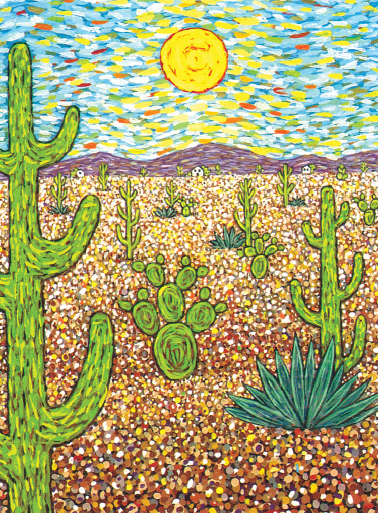 Desert Cacti Mini Card