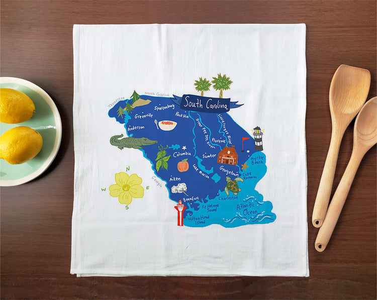 Hello: South Carolina Towel