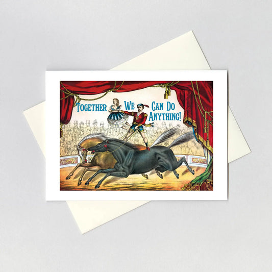 Circus Performers Anniversary Card