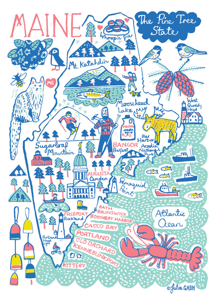 Statescapes: Maine Cards