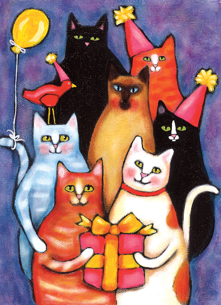 Birthday Cats Card