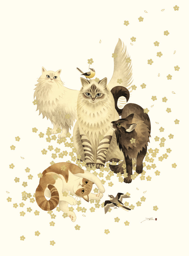 Superiority (Cats) Foil Embossed Card