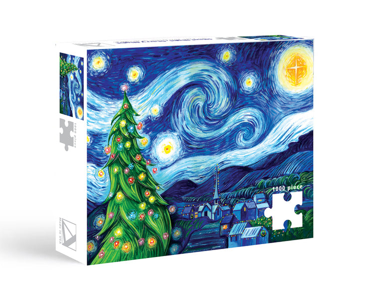 300-piece Vincent Van Gogh The Starry Night Colouring Jigsaw Puzzle 🖍️ | Rest In Pieces 300-piece Vincent Van Gogh The Starry Night Colouring Jigsaw Puzzle 🖍️ | Rest In Pieces