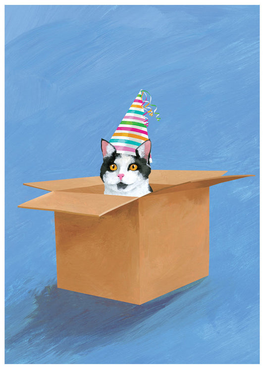 Cat in a Box Card
