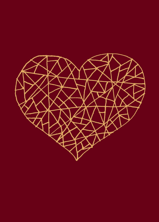 Shine: Heart Valentine's Card