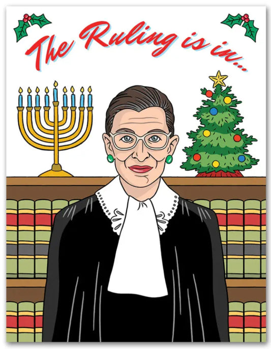 Ruth Bader Ginsburg Supreme Holiday Card