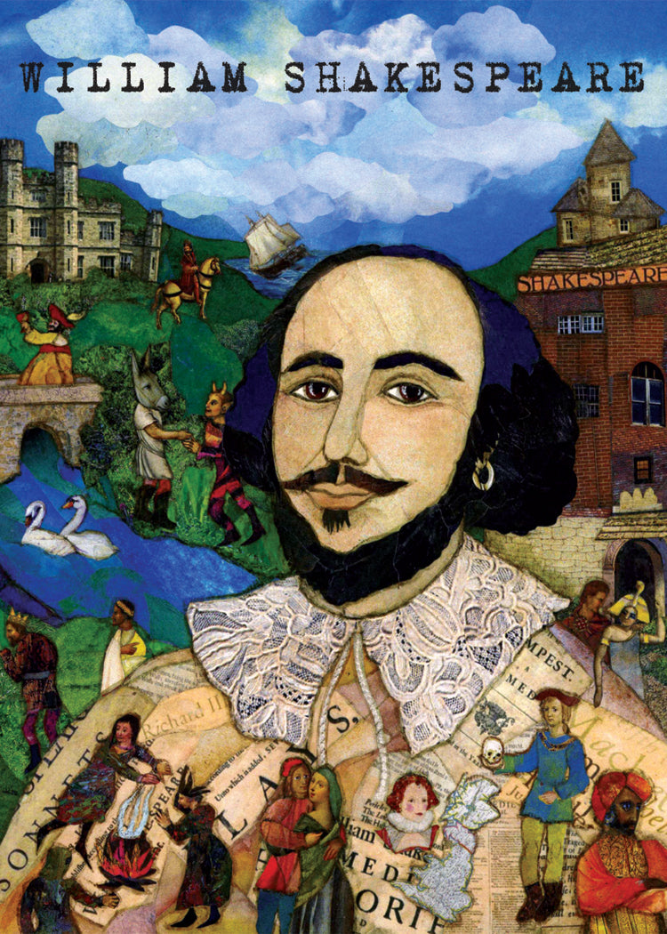 Shakespeare Collage Cards