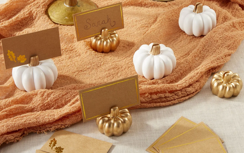 Fall Tables: 10 Clever Ways to Use Allport Greeting Cards at your Holiday Table
