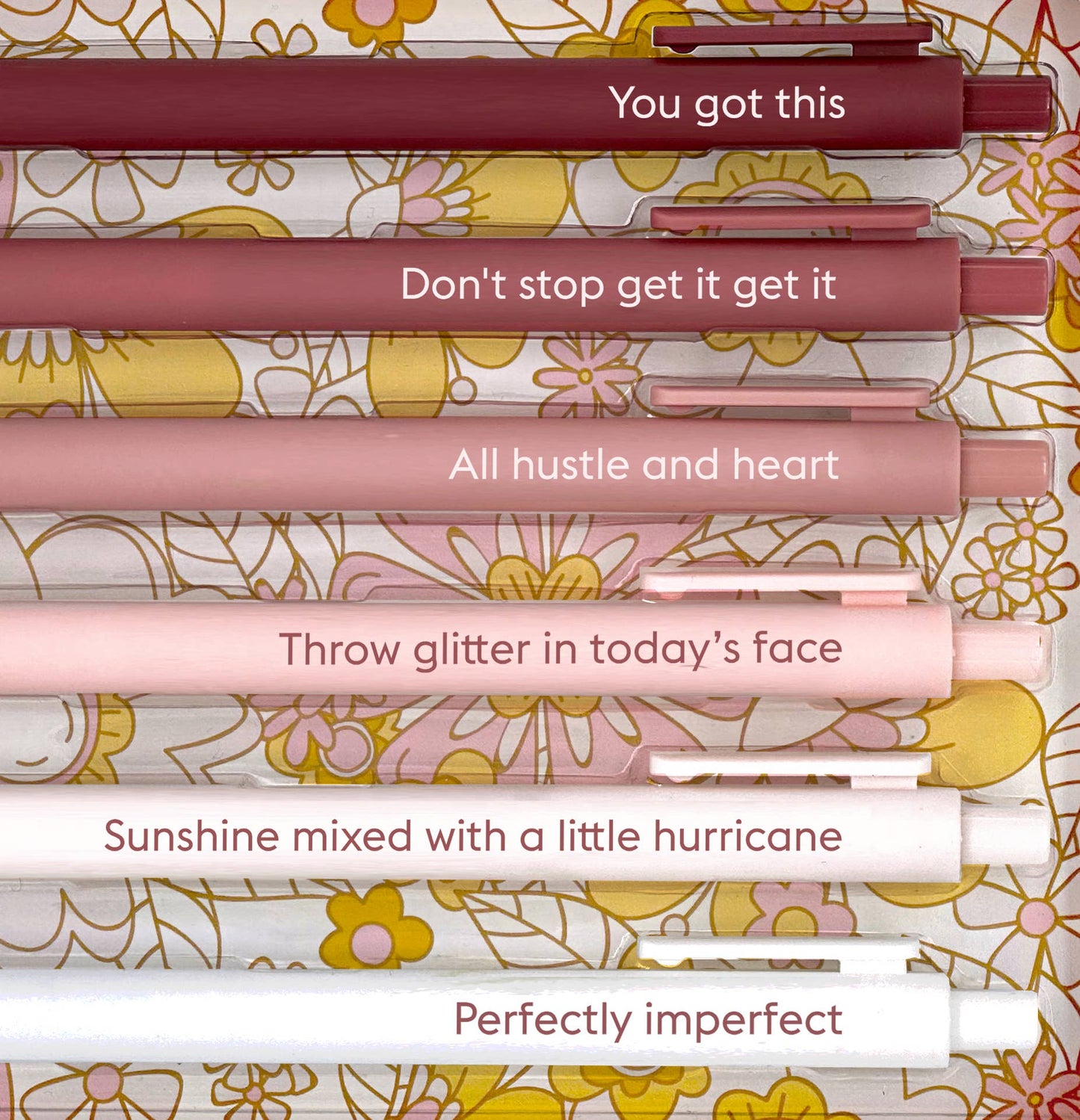 You Got This! Quotable Gel Pens, Set of 6