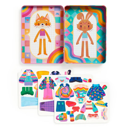 Rainbow Fashion Magnetic Dress-Up Game