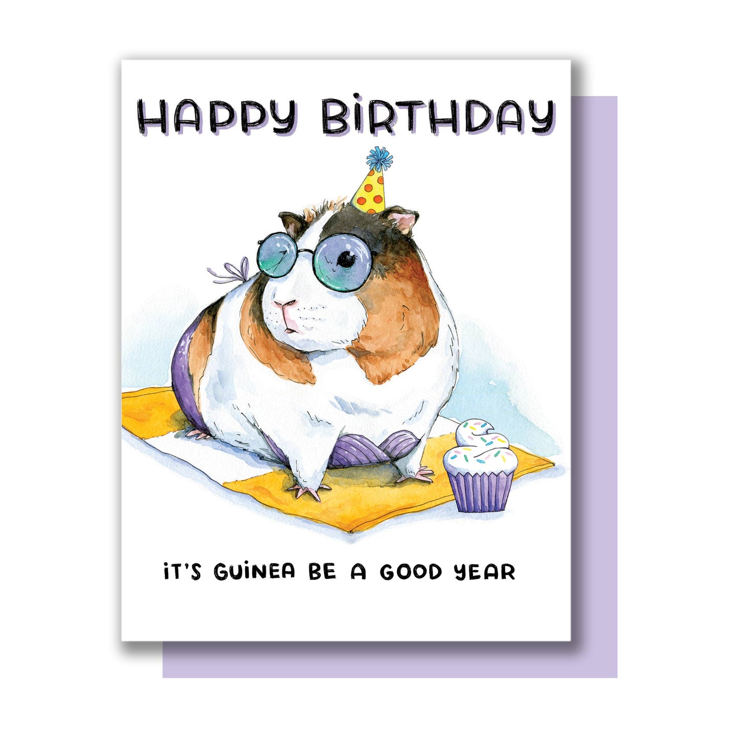 Guinea Pig Birthday Card