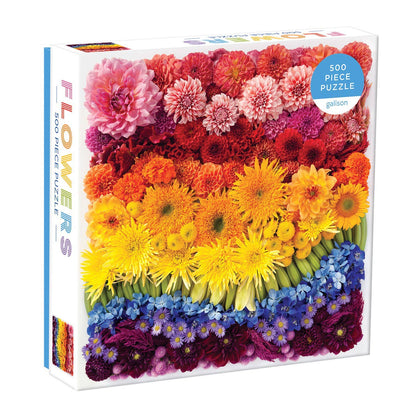 Rainbow Summer Flowers Puzzle - 500pc