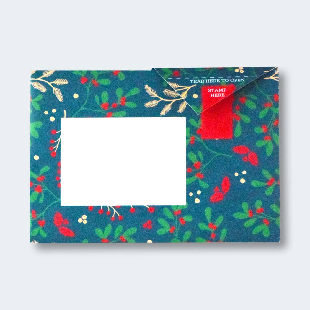 Winter Berries Pigeon Folding Letter Pack