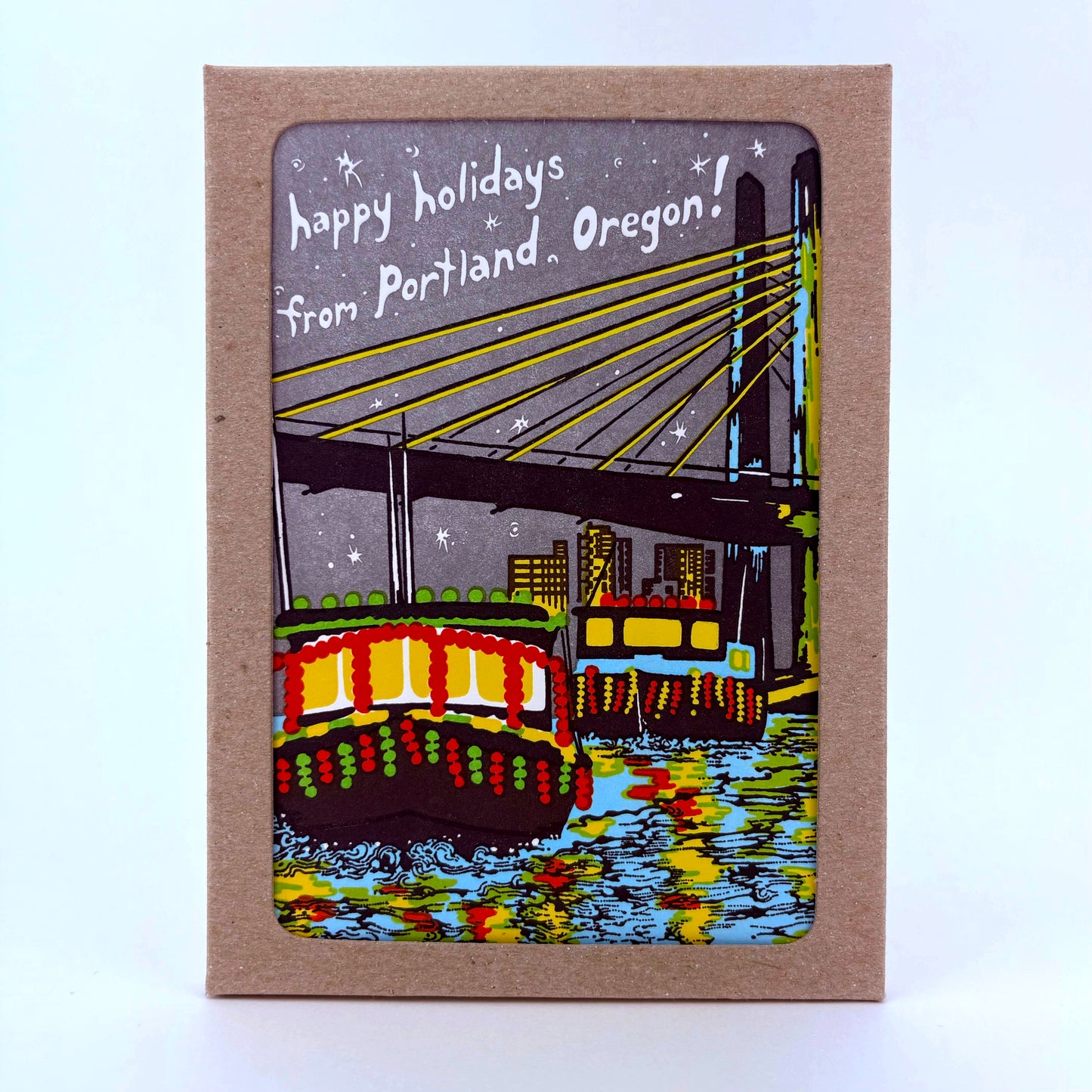 From Portland, Oregon! Boxed Holiday Cards