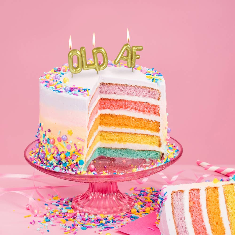 Lighten Up Party Candles: Old AF